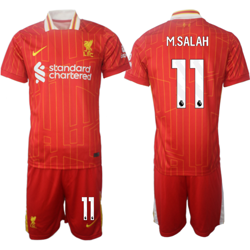 Men 2024-2025 Club Liverpool home red #11 Soccer Jersey